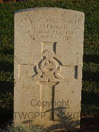 Salonika (Lembet Road) Military Cemetery - Rainford, R